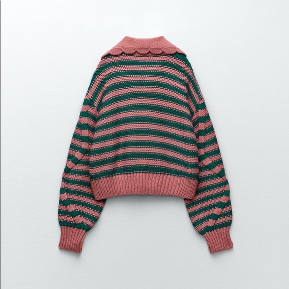 Zara NWT cable knit sweater - Picture 8 of 9